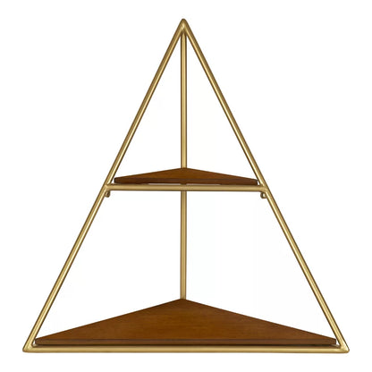 Triangle 2 Piece Triangle Corner Shelf