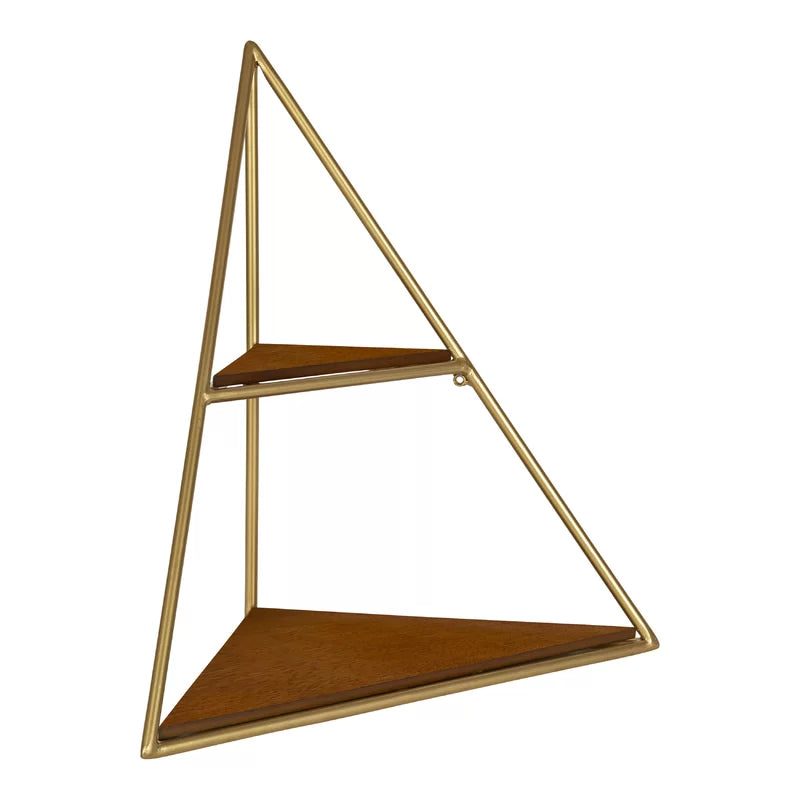 Triangle 2 Piece Triangle Corner Shelf